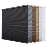 Custom Blackout Cellular Window Shades Cordless Blinds Honeycomb Blinds For Wind