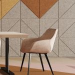 Office interior design - wall panels and carpets