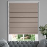 Roman Shades Lifestyle - Brown, Select Blinds
