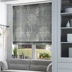 Slender Forest Velvet Moonlight Roman Blind