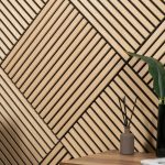 Trepanel® Oak Square Acoustic Wood Slat Panels _ Walls & Floors