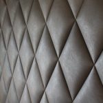 Upholstered Decorative Wall Panels, Diamond Shape Wrapped in Faux Leather, Mid Century Modern Handmade Panels - Etsy