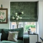 Velvet roman blinds